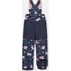 Two-Piece Play Snowsuit, Navy Unicorn Print - Snowsuits - 3