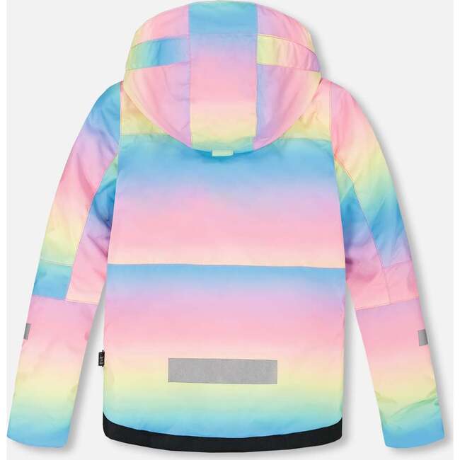 Two-Piece Teknik Snowsuit, Rainbow Gradient - Snowsuits - 4