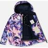 Two-Piece Teknik Snowsuit, Pink and Blue Marble - Snowsuits - 3