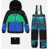 Two-Piece Teknik Snowsuit, Aurora Borealis - Snowsuits - 1 - thumbnail