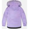 Two-Piece Play Snowsuit with Printed Pants, Lavender - Snowsuits - 3