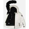 Two-Piece Play Snowsuit with Printed Pants, Off-White - Snowsuits - 2