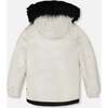 Two-Piece Play Snowsuit with Printed Pants, Off-White - Snowsuits - 3