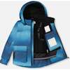 Two-Piece Play Snowsuit with Printed Jacket and Solid Pant, Black - Snowsuits - 3