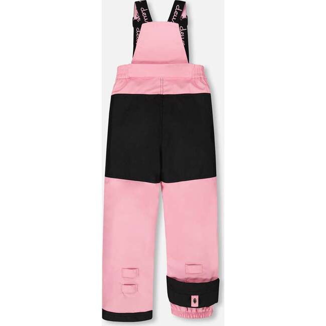 Two-Piece Play Snowsuit with Printed Jacket, Pink - Snowsuits - 3