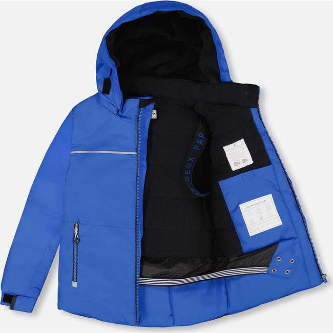 Two-Piece Play Snowsuit with Contrast Jacket, Black - Snowsuits - 2