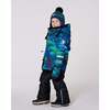 Two-Piece Play Snowsuit with Printed Jacket, Black - Snowsuits - 2