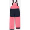 Two-Piece Play Snowsuit with Printed Jacket and Solid Pant, Candy Pink - Snowsuits - 5