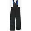 Two-Piece Play Snowsuit with Contrast Jacket, Black - Snowsuits - 4