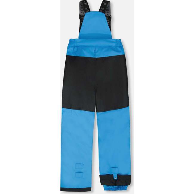 Two-Piece Play Snowsuit with Printed Jacket, Blue - Snowsuits - 4
