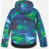 Two-Piece Play Snowsuit with Printed Jacket, Black - Snowsuits - 4
