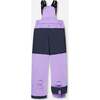 Two-Piece Play Snowsuit with Printed Colorblocked Jacket, Lavender - Snowsuits - 3