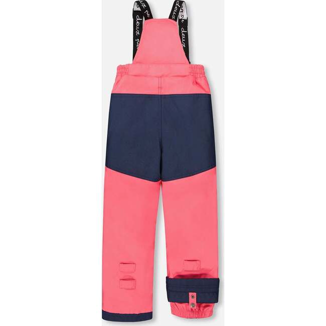 Two-Piece Play Snowsuit with Printed Jacket, Flash Coral - Snowsuits - 5