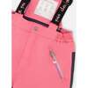 Two-Piece Play Snowsuit with Printed Jacket and Solid Pant, Candy Pink - Snowsuits - 7
