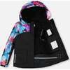 Two-Piece Play Snowsuit, Black Butterfly Print - Snowsuits - 2