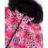 Two-Piece Play Snowsuit with Multicolor Print Jacket and Solid Pant, Black - Snowsuits - 5
