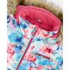 Two-Piece Play Snowsuit with Printed Jacket, Flash Coral - Snowsuits - 7