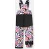 Two-Piece Play Snowsuit, Black Retro Flower Print - Snowsuits - 3