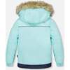 Two-Piece Play Snowsuit, Blue Flower Print - Snowsuits - 4