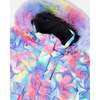 Two-Piece Play Snowsuit with Multicolor Print Jacket, Black - Snowsuits - 6