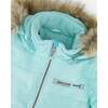 Two-Piece Play Snowsuit, Blue Flower Print - Snowsuits - 5