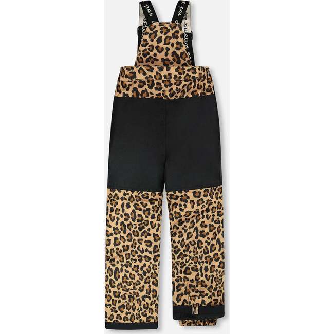 Two-Piece Play Snowsuit, Beige Leopard - Snowsuits - 4