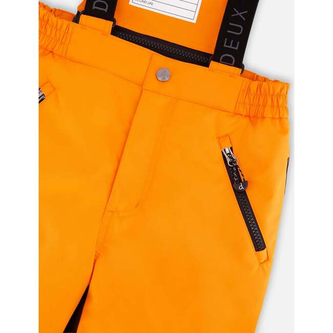 Two-Piece Play Snowsuit, Bright Orange - Snowsuits - 6