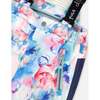 Two-Piece Play Snowsuit, Blue Flower Print - Snowsuits - 6
