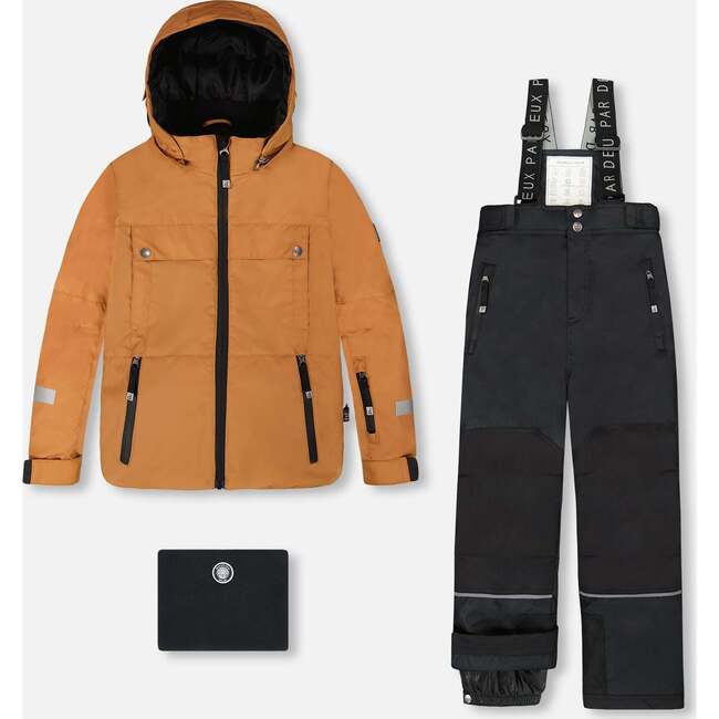Two-Piece Teknik Snowsuit Brown And, Black