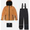 Two-Piece Teknik Snowsuit Brown And, Black - Snowsuits - 1 - thumbnail