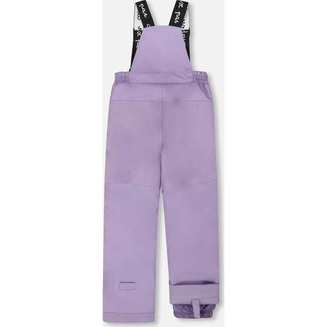 Two-Piece Discover Snowsuit with Printed Jacket, Purple Gray - Snowsuits - 5