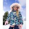 Two-Piece Discover Snowsuit with Printed Jacket, Dusty Pink - Snowsuits - 3