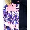 Two-Piece Discover Snowsuit with Printed Jacket, Navy Blue - Snowsuits - 3
