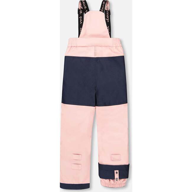 Two-Piece Play Snowsuit Flower Print, Dusty Pink - Snowsuits - 3