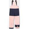 Two-Piece Play Snowsuit Flower Print, Dusty Pink - Snowsuits - 3