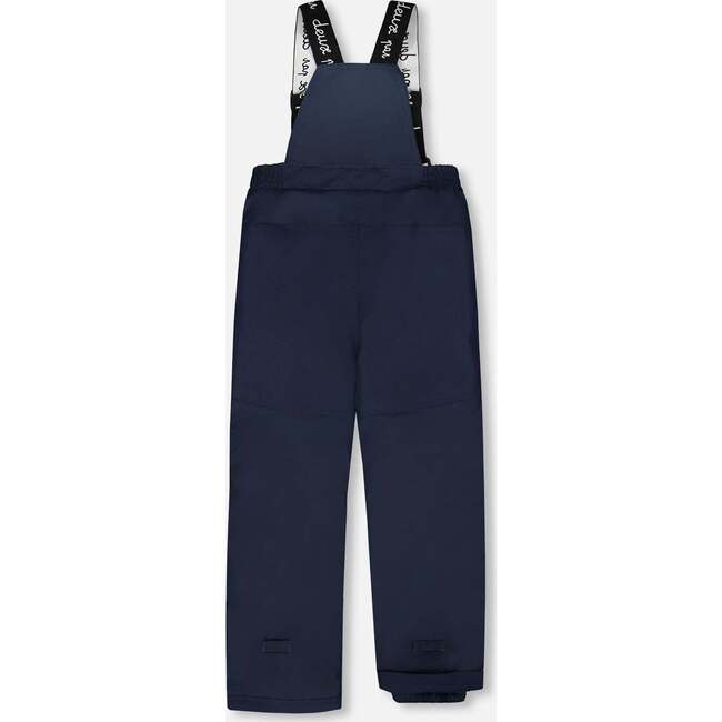 Two-Piece Discover Snowsuit with Printed Jacket, Navy Blue - Snowsuits - 5