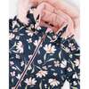 Two-Piece Play Snowsuit Flower Print, Dusty Pink - Snowsuits - 5