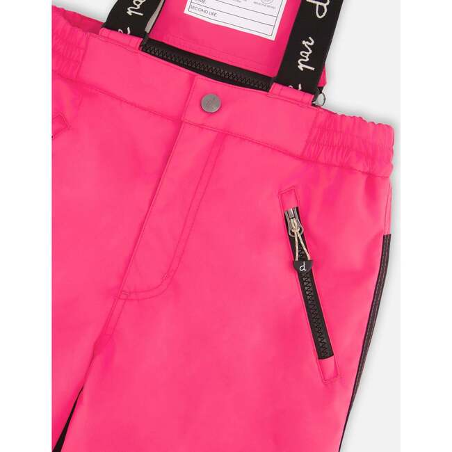 Two-Piece Play Snowsuit, Fuchsia - Snowsuits - 6