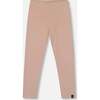 Super Soft Ribbed Leggings, Light Caramel - Leggings - 1 - thumbnail