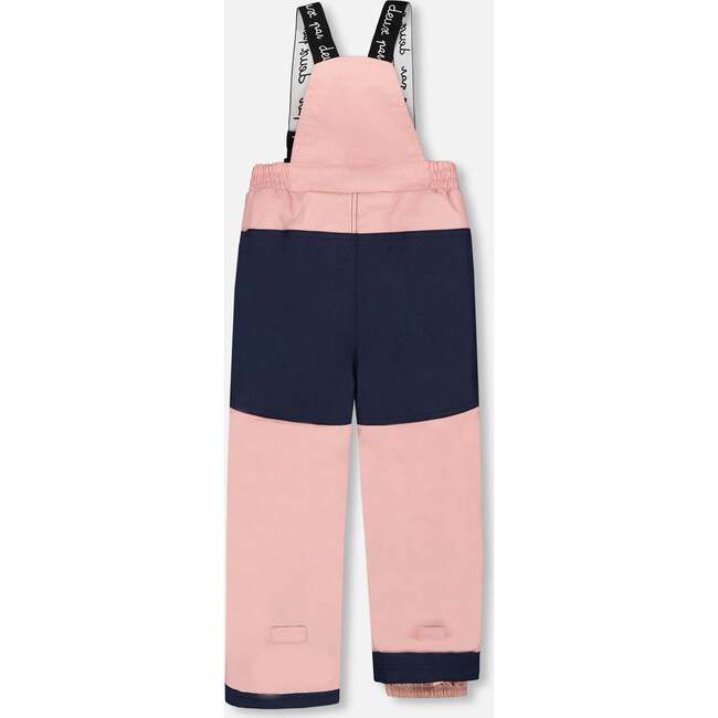 Two-Piece Discover Snowsuit with Printed Jacket, Dusty Pink - Snowsuits - 7