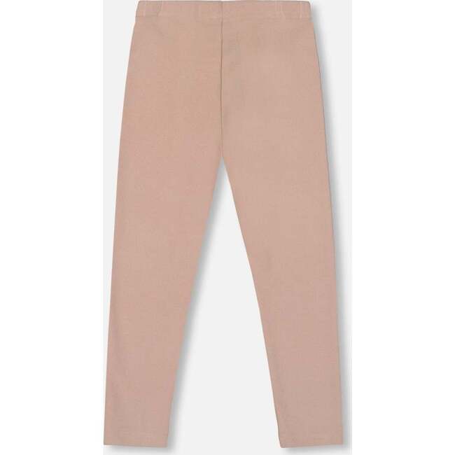 Super Soft Ribbed Leggings, Light Caramel - Leggings - 3