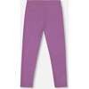 Super Soft Ribbed Leggings, Lavender - Leggings - 3