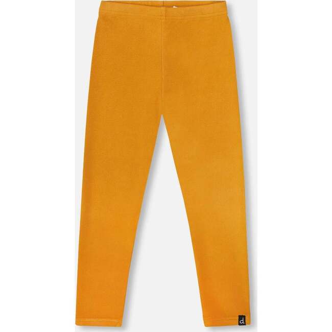 Super Soft Ribbed Leggings, Golden Yellow