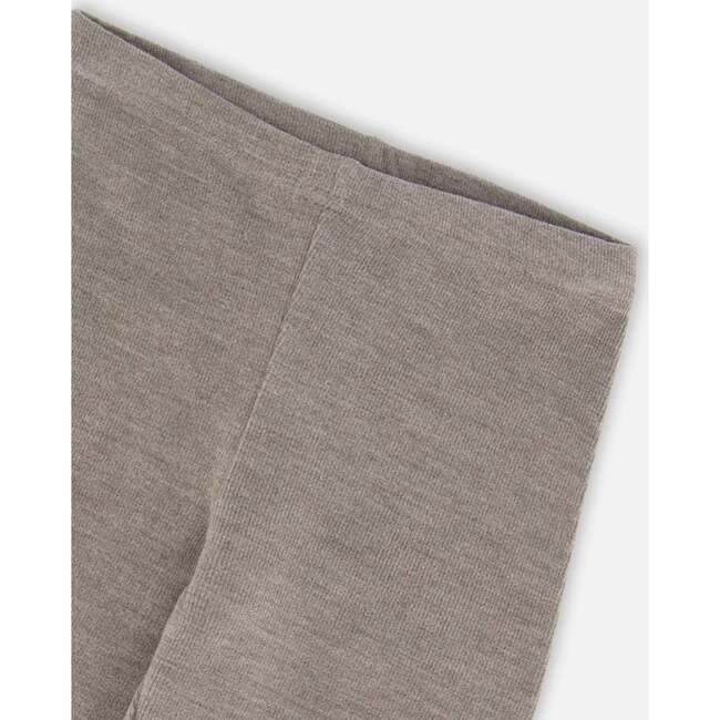 Super Soft Ribbed Leggings, Heather Gray - Leggings - 3