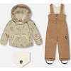 Two-Piece Baby Snug Snowsuit, Chanterelle - Snowsuits - 1 - thumbnail
