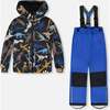 Two-Piece Chill Outerwear Set with Light Insulation In, Blue - Snowsuits - 1 - thumbnail