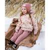 Two-Piece Baby Snug Snowsuit, Dusty Pink - Snowsuits - 2