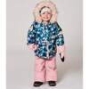 Two-Piece Baby Play Snowsuit, Dusty Pink - Snowsuits - 2