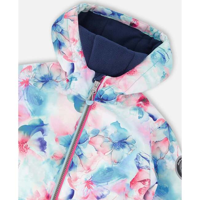 Two-Piece Chill Outerwear Set with Light Insulation, Turquoise Blue - Snowsuits - 5