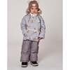 Two-Piece Baby Snug Snowsuit, Gray - Snowsuits - 2